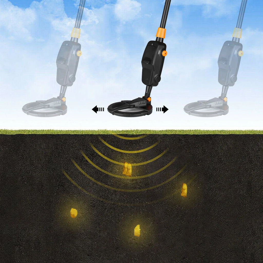 Kids Lightweight Metal Detector – LCD & Waterproof Search Coil Kids Metal Detector Nixie
