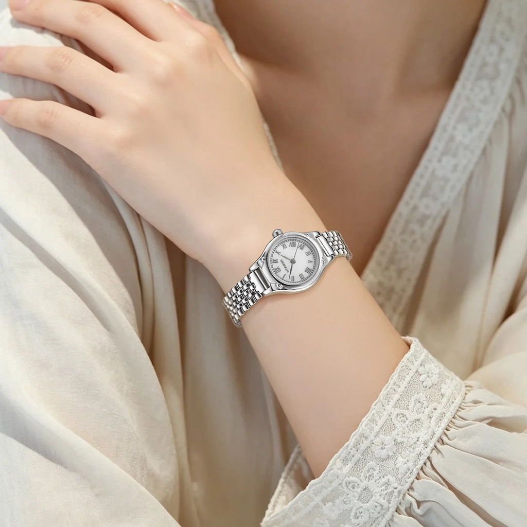 REBIRTH Women's Elegant Quartz Wristwatch – Classic Business Watch
