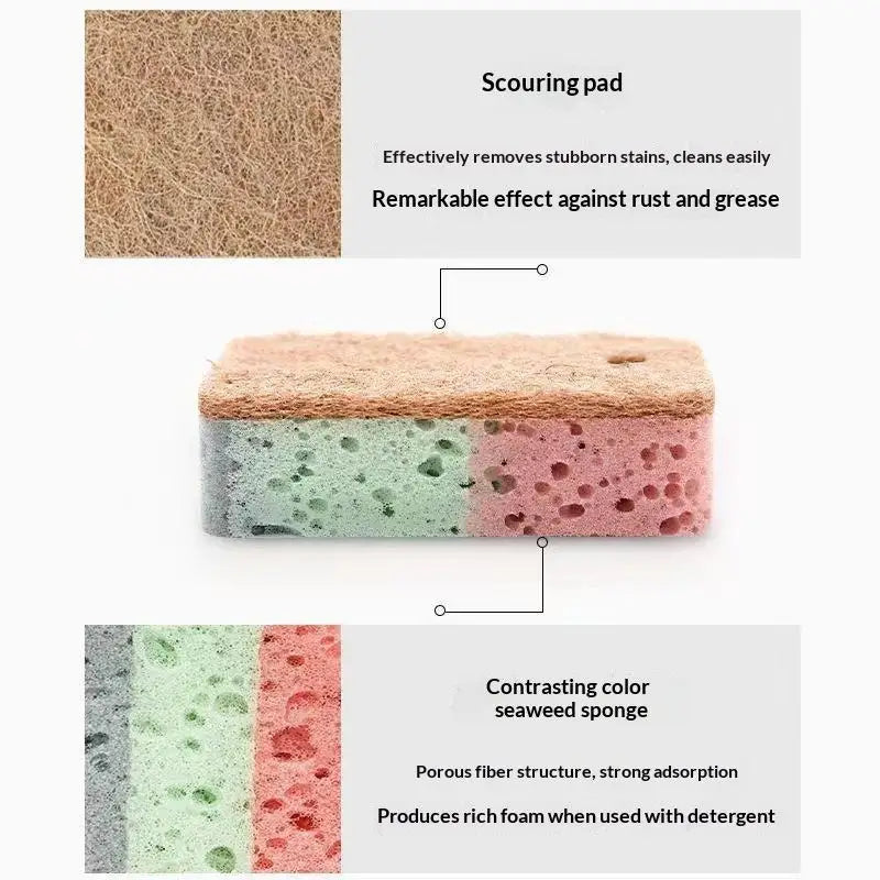 Scratch-Free Dishwashing Sponge Scrub Pads – 1/5/10/20 Pcs
