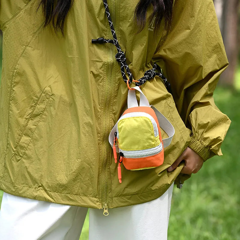 Nixie Mini Korean Neck Hanging Backpack – Key & Earphone Bag Mini Neck Backpack Nixie
