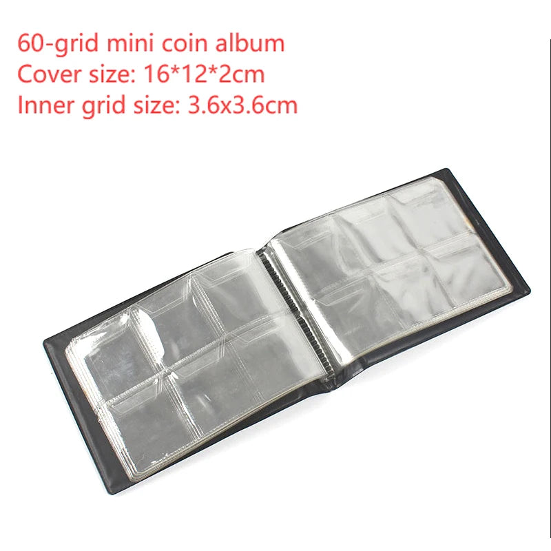60-Pocket Coin Collector Album – Stamps & Collectibles Organizer Coin Collector Album Nixie