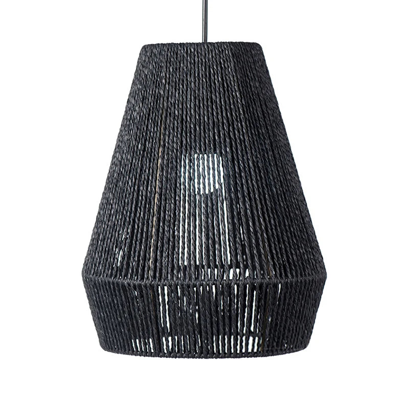 Handwoven Rattan Pendant Light Shade | Farmhouse Basket Lamp Pendant Lamp Shade Nixie