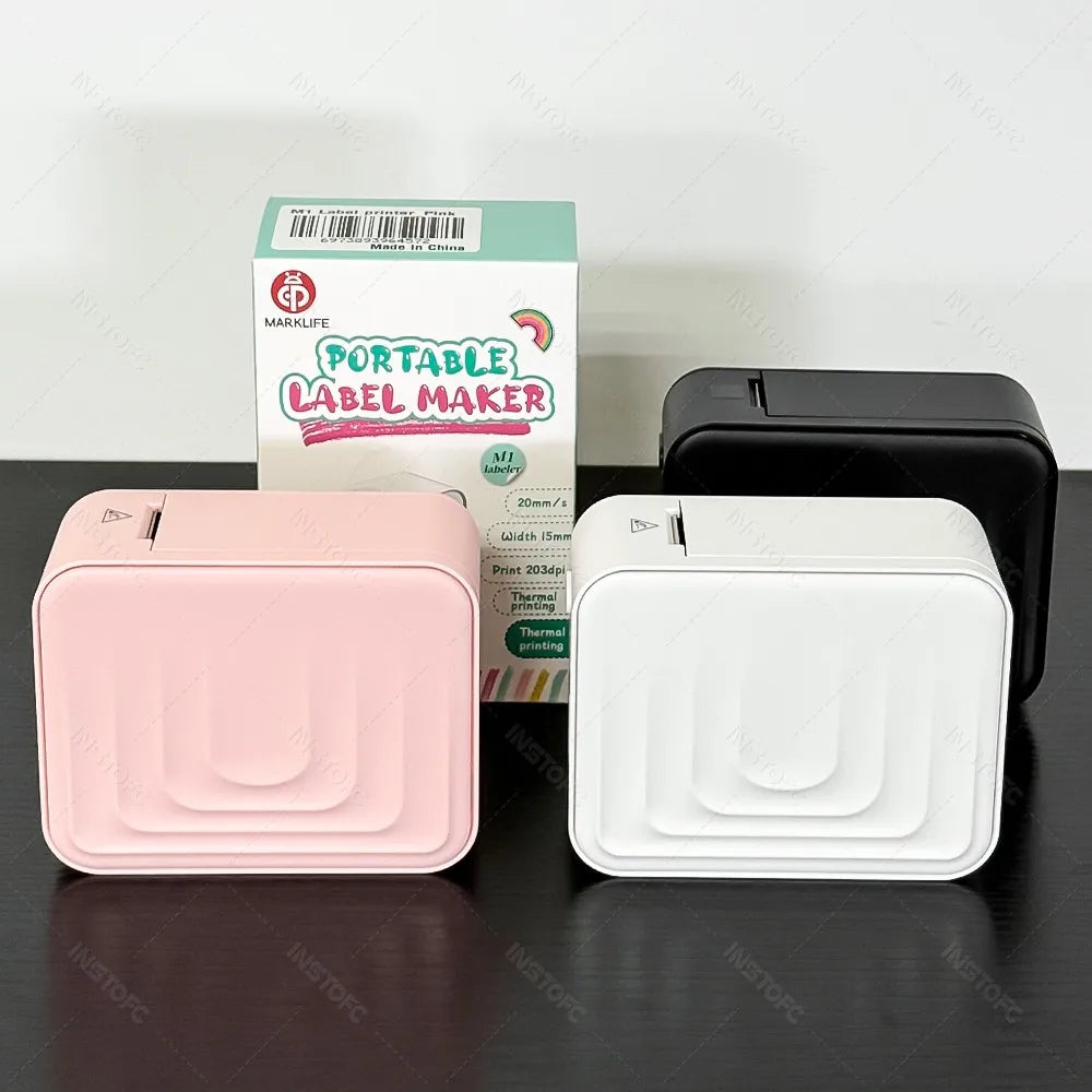 MarkLife M1 Mini Bluetooth Thermal Label Printer | Home & Office Thermal Label Printer Nixie