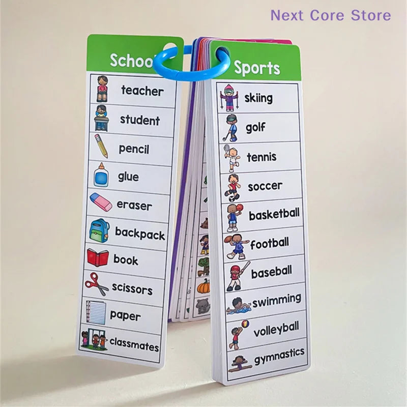 Kids English Vocabulary Flashcards – Seasons, Weather & Animals Educational Flashcards Nixie
