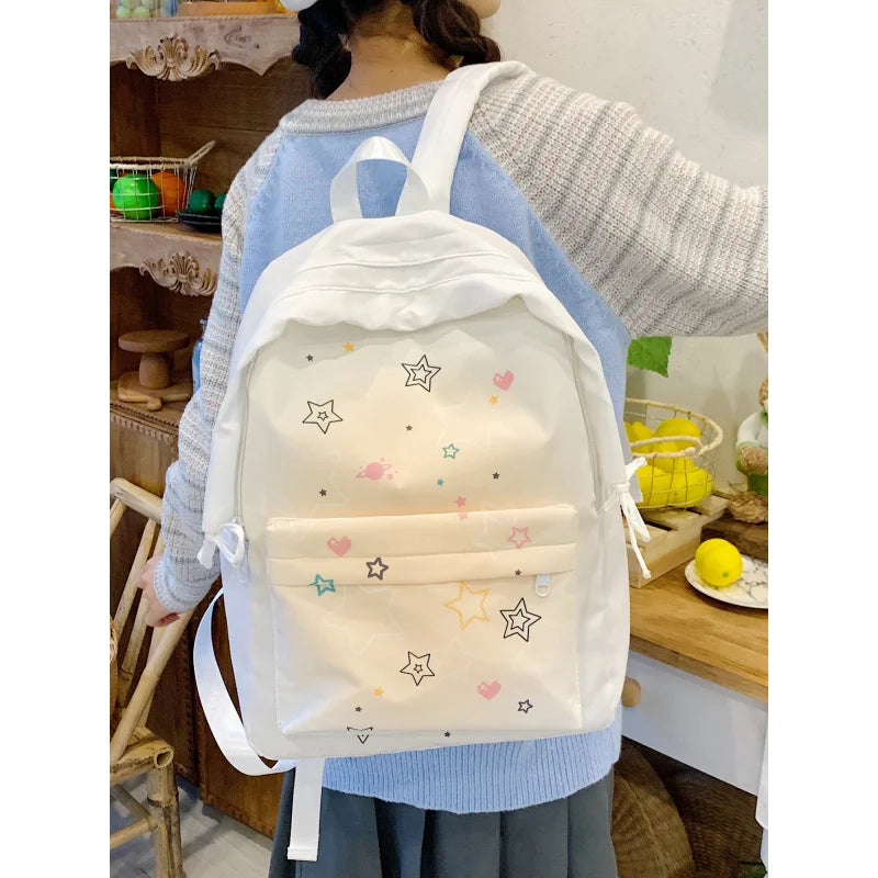Korean Style Teen Girl Large Backpack – Nixie BB-958 2025 School Backpack Nixie