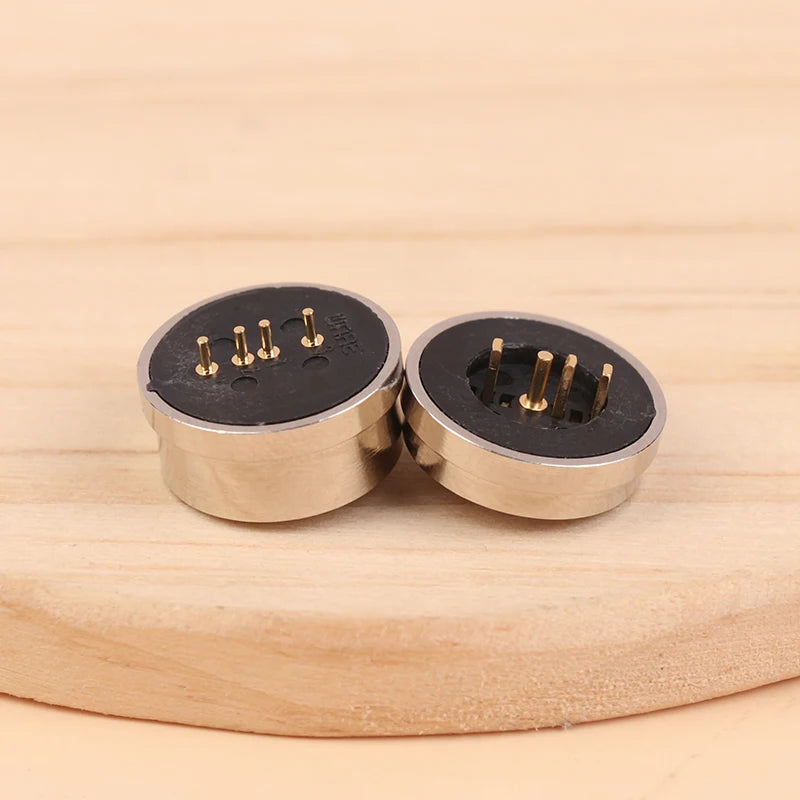 4-Pin Magnetic Pogo Pin Connector – Waterproof 360° DC Magnetic Pogo Connector Nixie