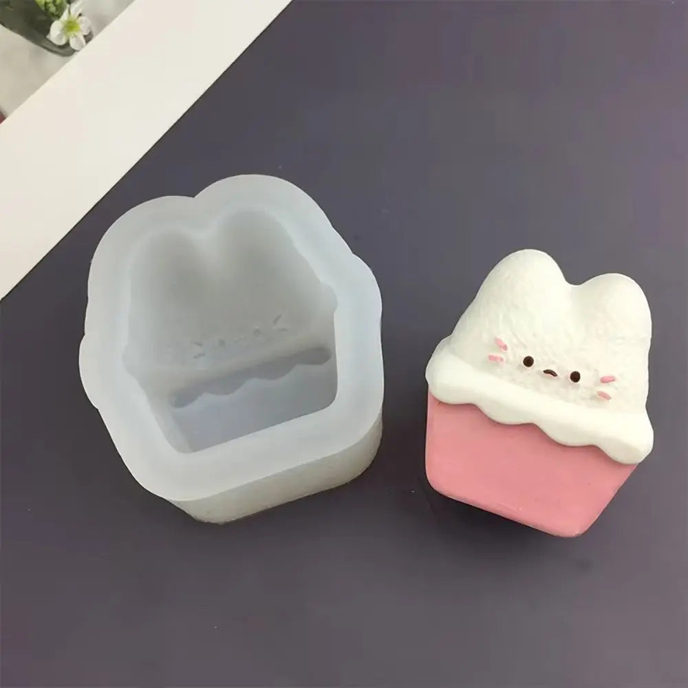 Cute Animal Silicone Baking Mold – Bunny & Kitten Cartoon Silicone Baking Mold Nixie