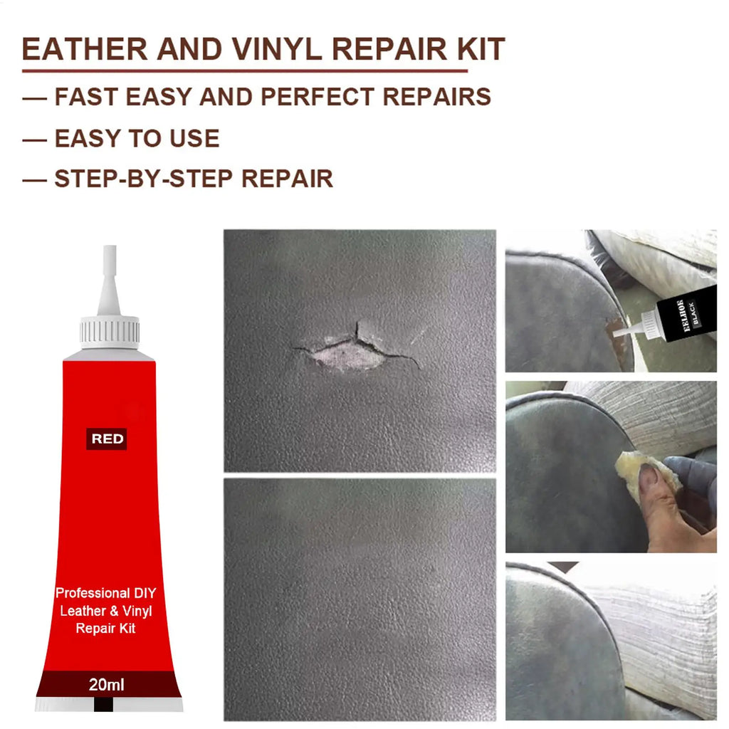 Leather Restoration Color Paste 20g – Repair Bags & Furniture Leather Repair Paste Nixie