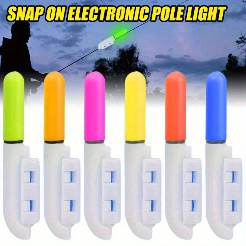 6 PCS LED Glow Stick Bite Alarm – Waterproof Night Fishing Light Fishing Rod Light Nixie