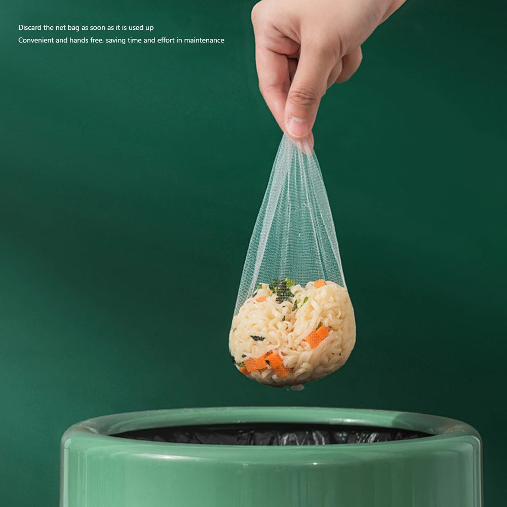 Foldable Sink Strainer Rack + Disposable Filter Mesh Bags