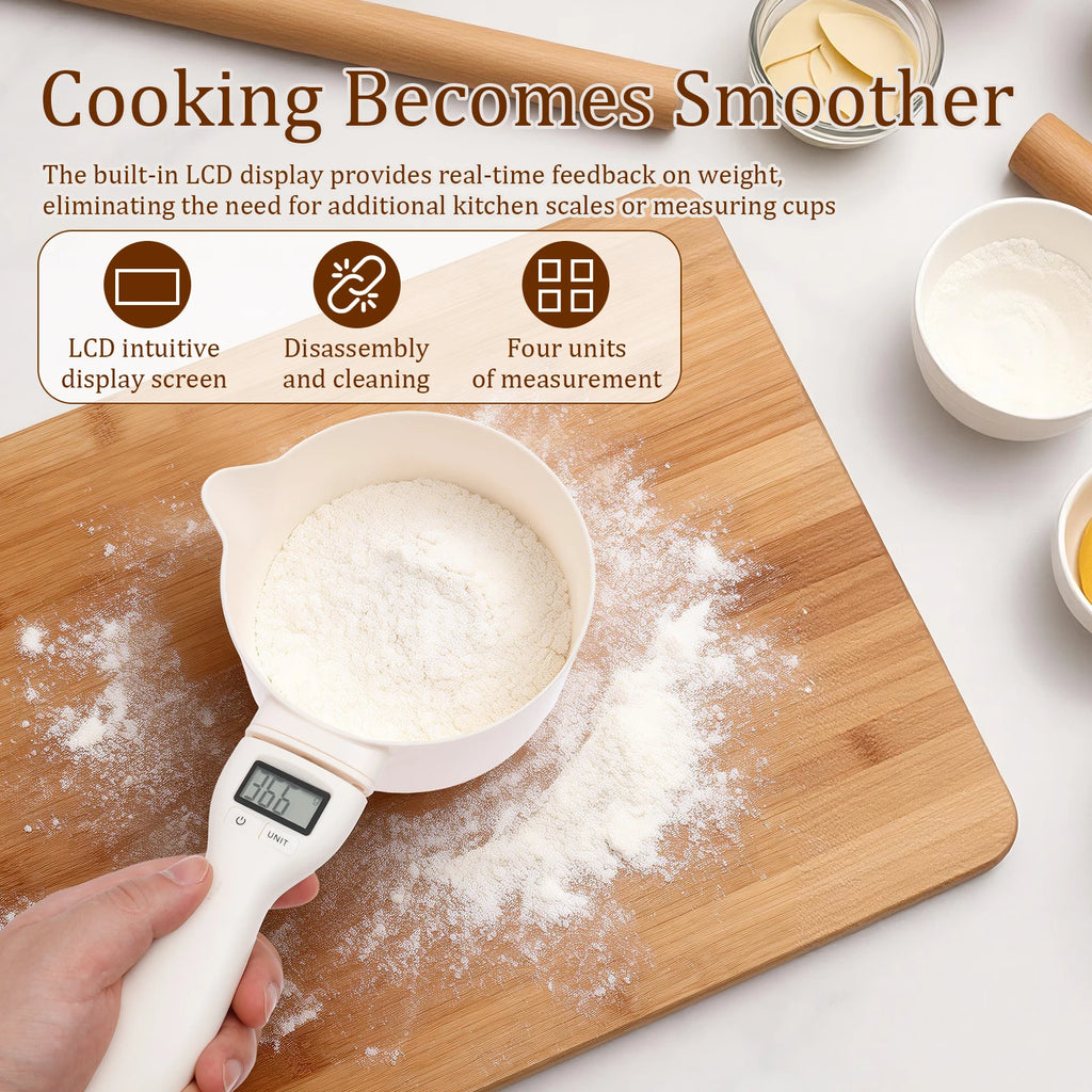 Nixie Digital Pet Food Scale Measuring Spoon – LCD 800g