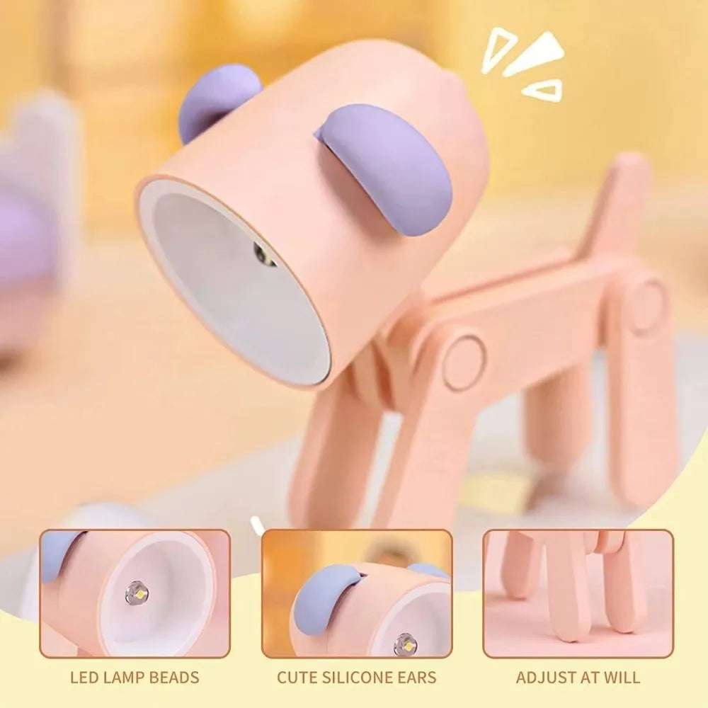 Cute Animal LED Mini Night Light Folding Lamp | Nixie