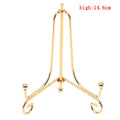 Gold Iron Display Stand Easel for Photos, Plates & Books Display Stand Easel Nixie 15cm