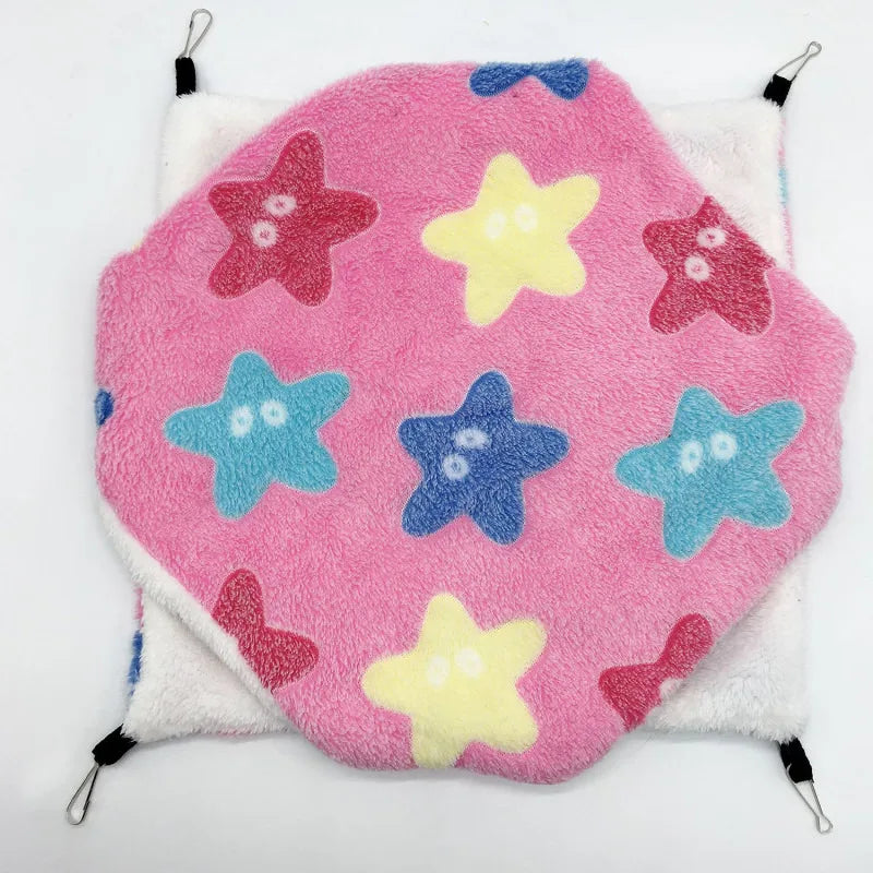 Double Layer Fleece Hammock Bed for Hamsters & Small Pets Small Pet Hammock Nixie