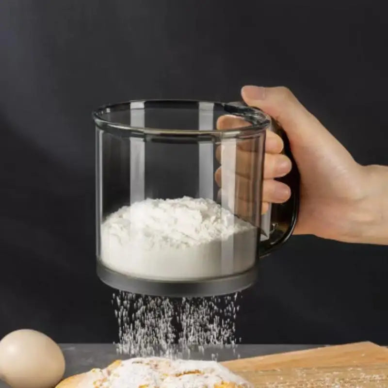 Handheld Flour Sifter Fine Mesh Powder Sieve | Baking Tool Flour Sifter Nixie