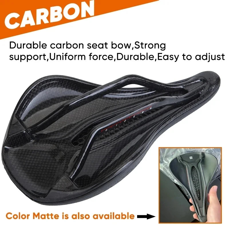 BUCKLOS 3D Printed Carbon Fiber MTB & Road Bike Saddle Bike Saddle Nixie