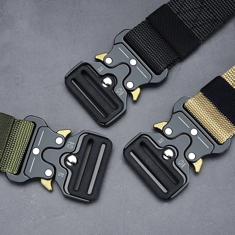 Tactical Nylon Canvas Belt – Unisex Outdoor Hiking Belt Tactical Nylon Belt Nixie