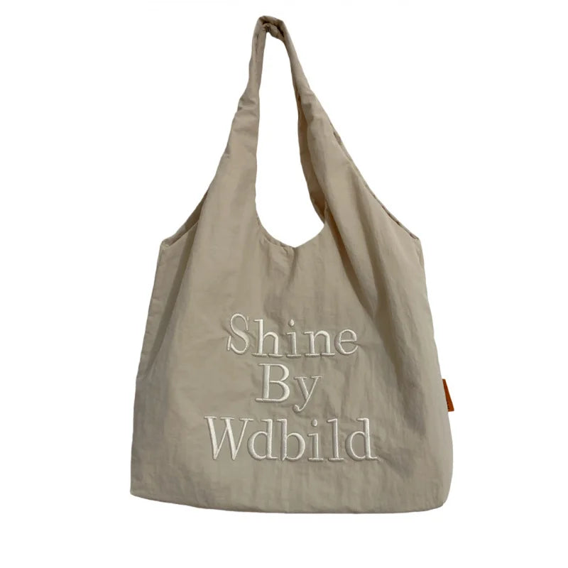 Casual Nylon Tote Bag – Lightweight Women's Shoulder Bag Women's Tote Bag Nixie