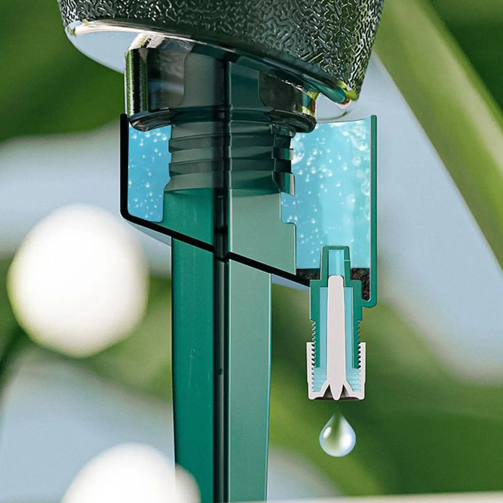 6-Pack Plant Self Watering Spikes – Drip Irrigation Device