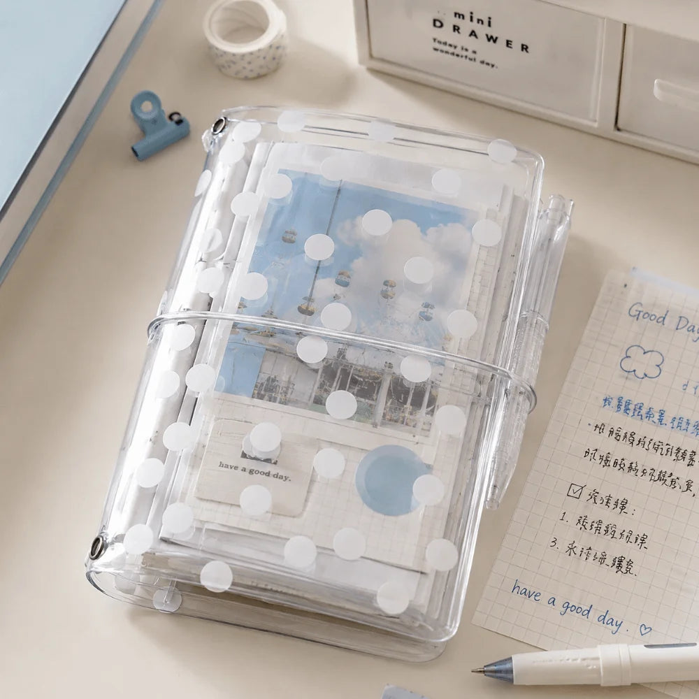 Clear Polka Dot Passport Holder & TN Notebook Cover Passport Holder Nixie
