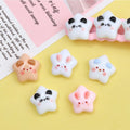 10pcs Mini Resin Charms – Rabbit Bear Star for DIY Jewelry Resin Craft Charms Nixie Random 10pcs