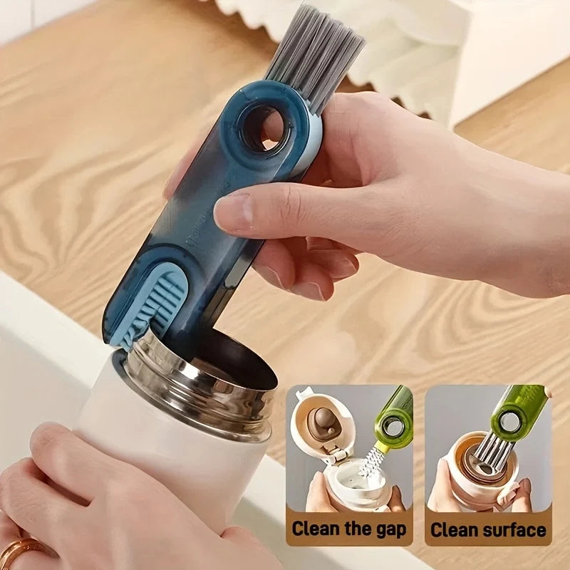 3-in-1 Cup Cleaning Brush – Thermos, Lid & Gap Scrubber Cup Cleaning Brush Nixie
