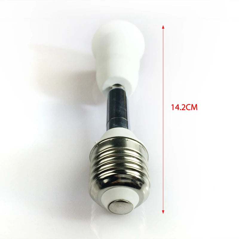 Flexible E27/E26 Bulb Socket Extender & Position Holder