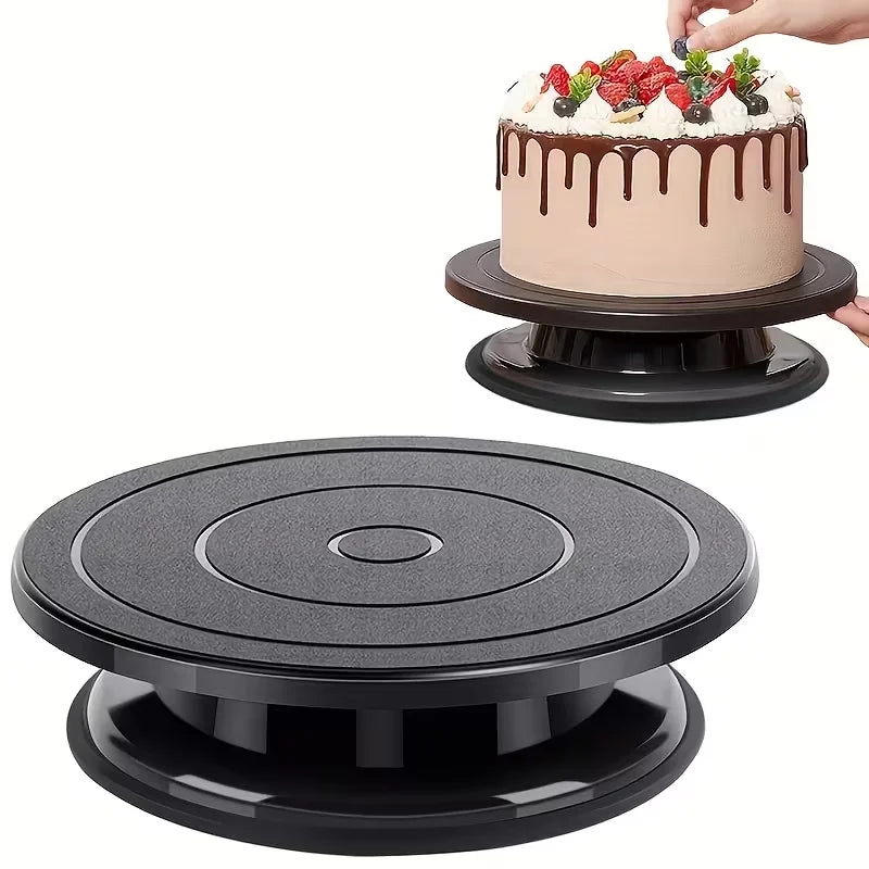 11-Inch 360° Rotating Cake Decorating Turntable Stand