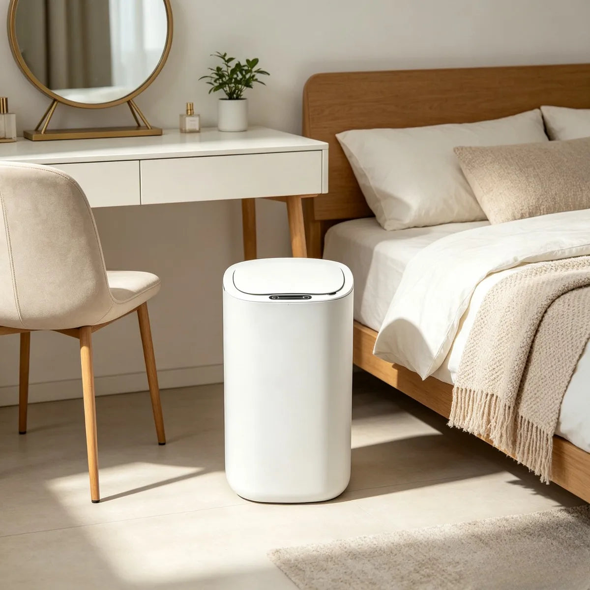 12L Touchless Smart Sensor Trash Can – Auto Open, Waterproof