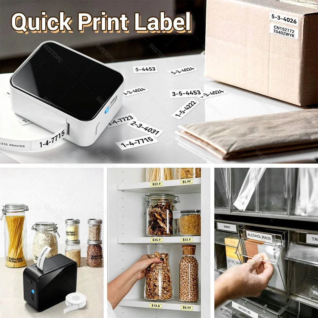 Marklife P15 Mini Bluetooth Label Printer – Inkless & Portable