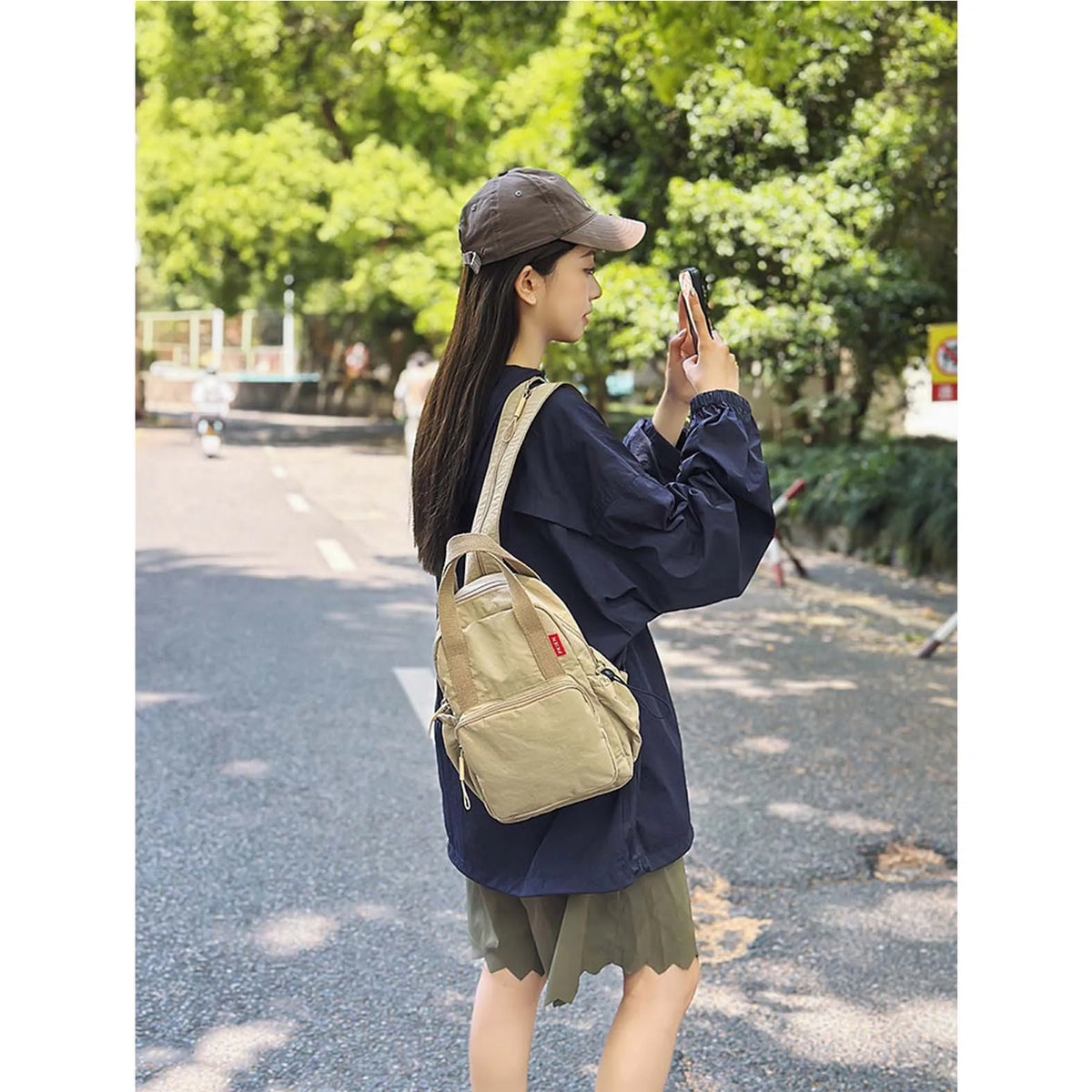 Japanese Lightweight Nylon Backpack – Travel & School Bag Nylon Backpack Nixie