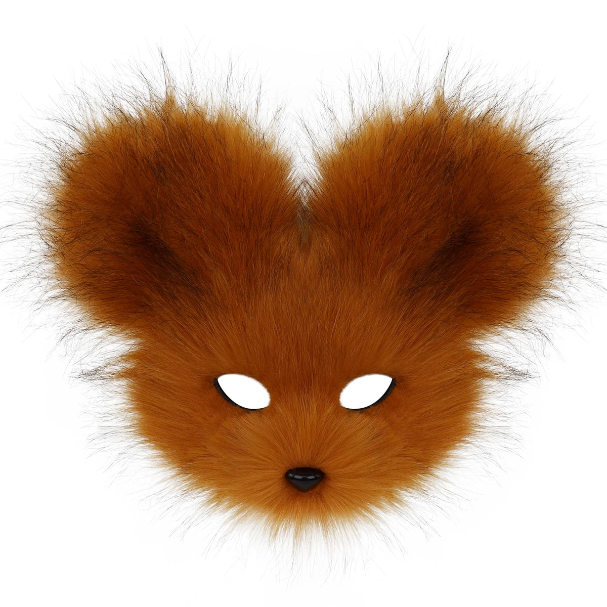 Faux Fur Mouse Mask – Halloween Carnival Costume Prop Costume Mask Nixie Fox