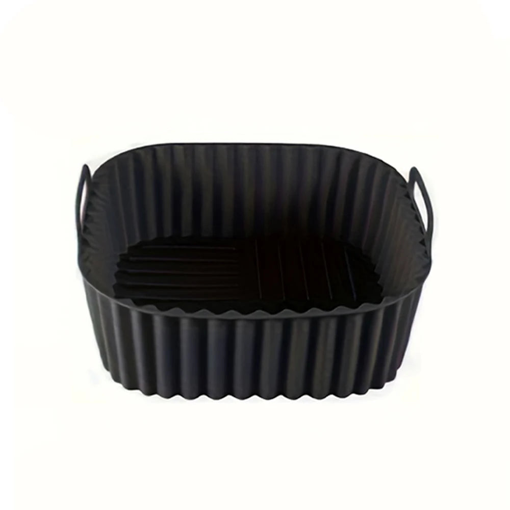 Reusable Silicone Air Fryer Liner Pot | Non-Stick Baking Insert Silicone Air Fryer Liner Nixie 1PC