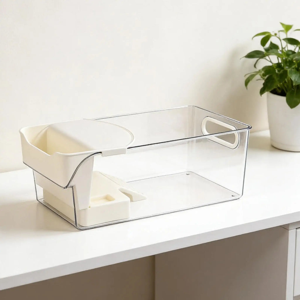 Turtle Tank with Basking Ramp | Desktop Reptile Terrarium Reptile Terrarium Tank Nixie