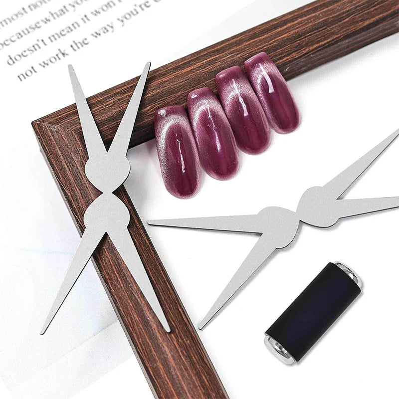 Y-Shaped Cat Eye Nail Magnet Tool – French Gel Polish DIY Nail Art Magnet Nixie