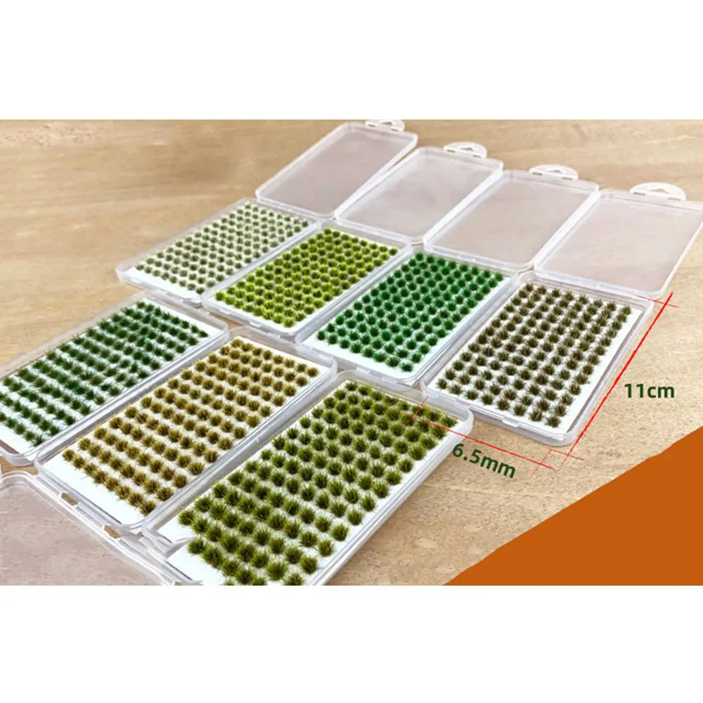 Static Grass Tufts 104pcs – Miniature Landscape Scenery Kit