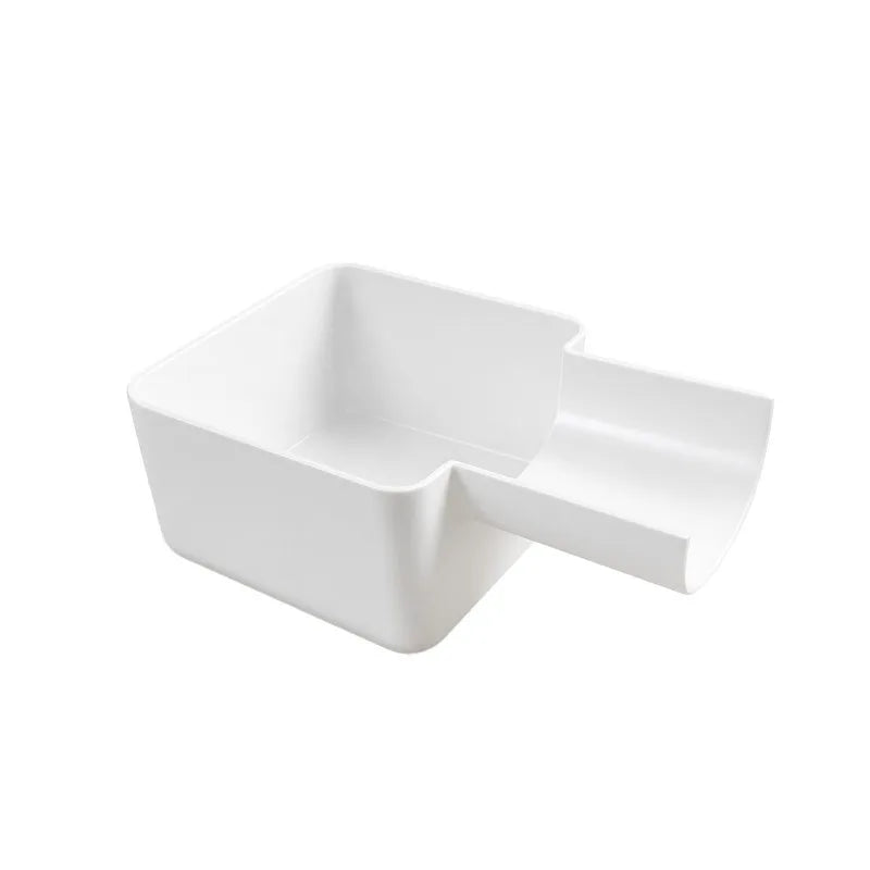Washing Machine Drain Tray | Leak-Proof Drip Pan with Funnel Appliance Drain Tray Nixie WHITE