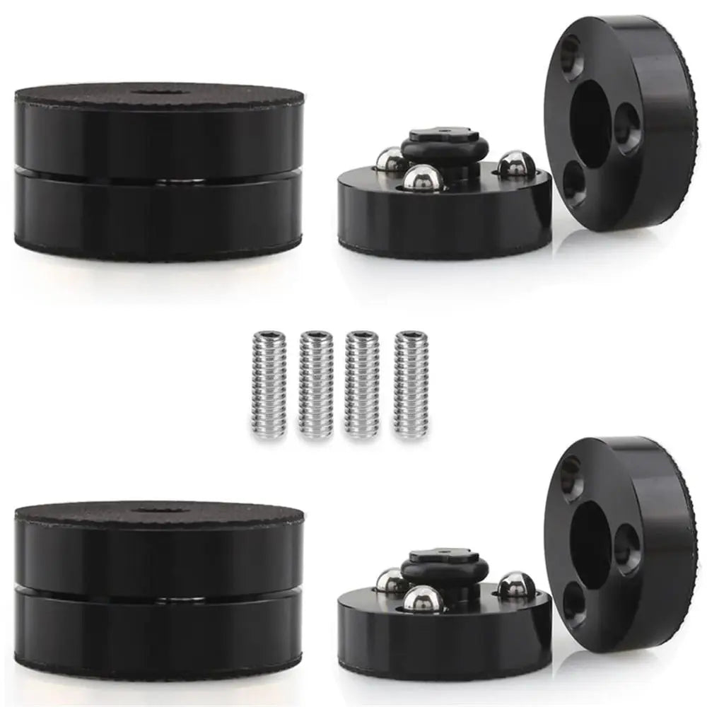 HiFi Audio Isolation Feet CNC Aluminum Alloy Speaker Foot Pad Audio Isolation Feet Nixie