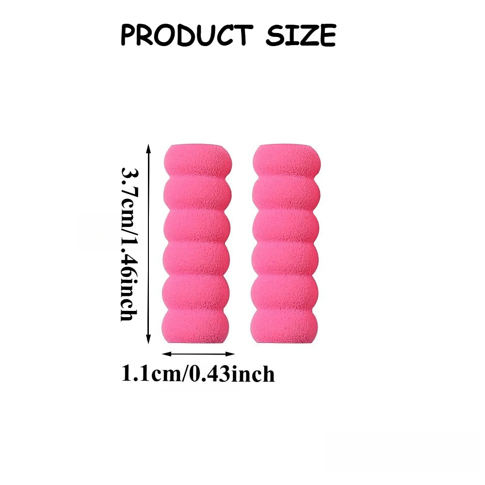 10Pcs Silicone Grip Sleeves for Nail Art Tools – Anti-Slip Set Nail Art Grip Sleeves Nixie