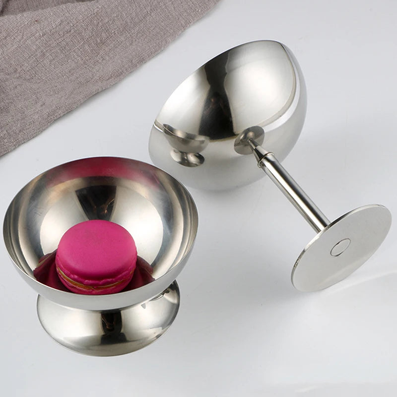 Stainless Steel Goblet Cup – Ice Cream & Dessert Bowl Dessert Goblet Cup Nixie