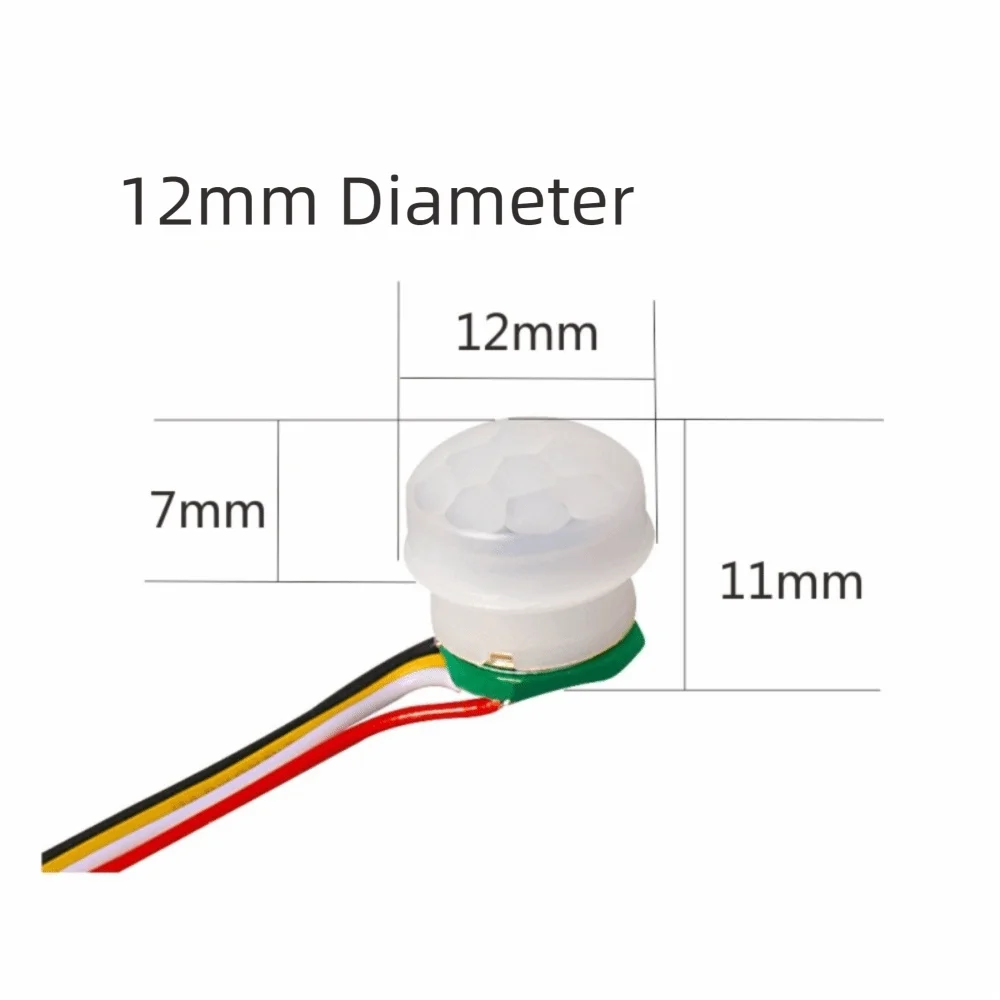 Mini PIR Motion Sensor 120° DC 5-24V Infrared LED Switch PIR Motion Sensor Nixie