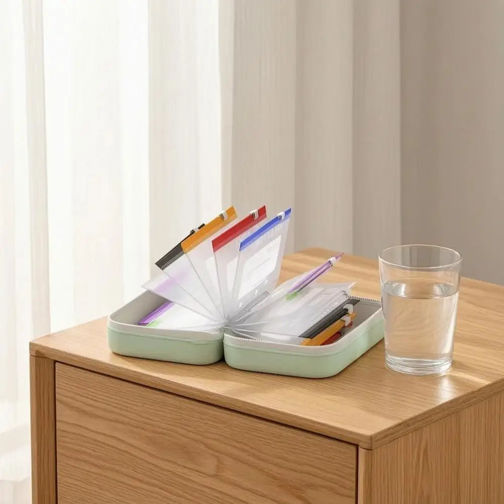 Weekly Pill Organizer – 7 Zippered Waterproof Medicine Bags Pill Organizer Nixie