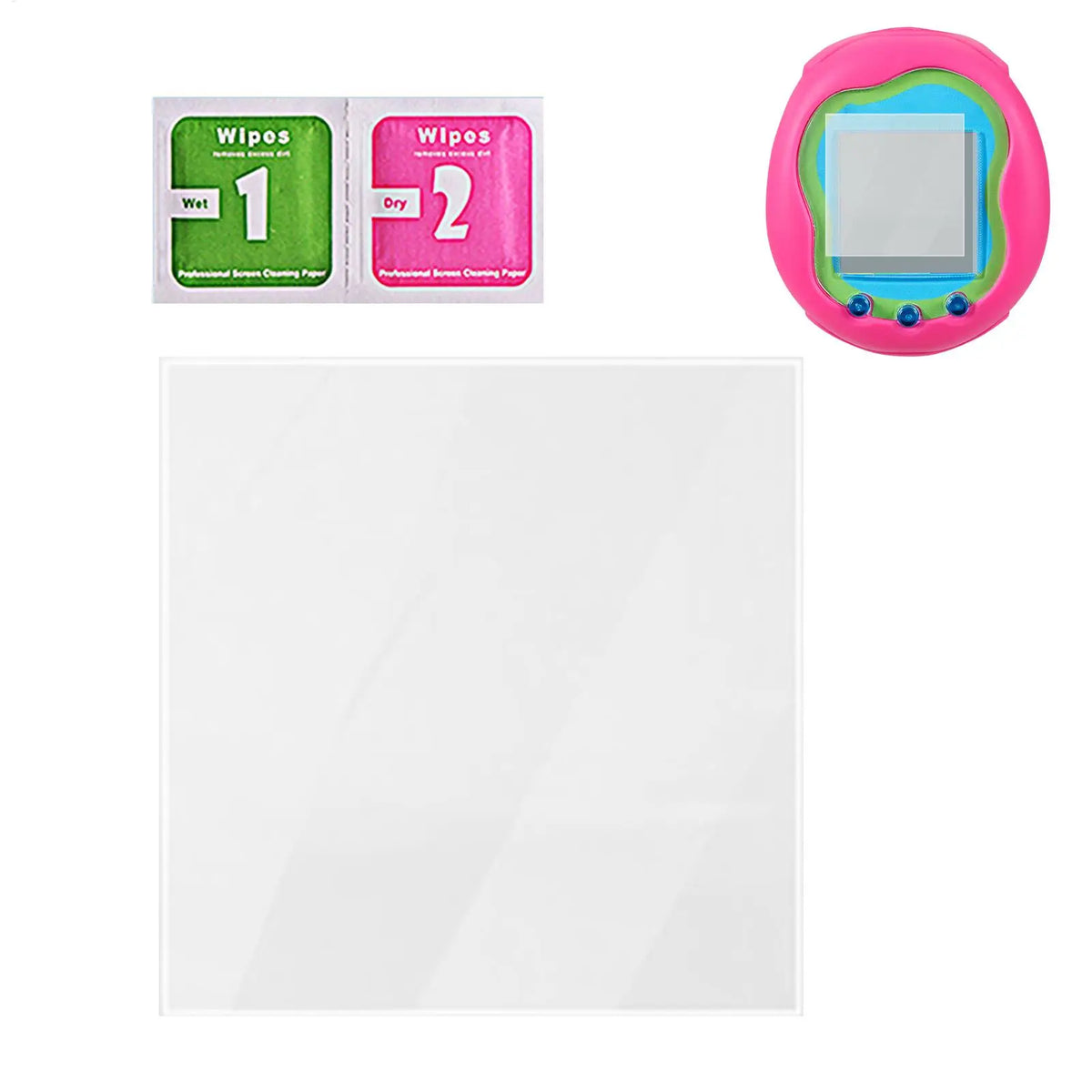 5-Pack HD Screen Protector for Tamagotchi Uni – 26x25mm Screen Protector Film Nixie Default Title