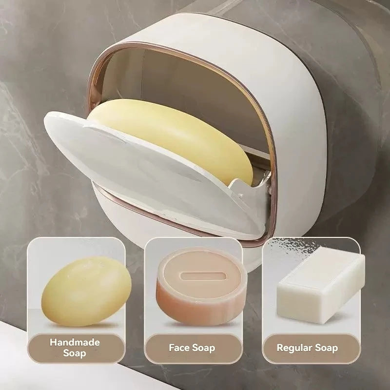 Waterproof Hanging Soap Box with Drainage for Shower & Bathroom Soap Holder Nixie