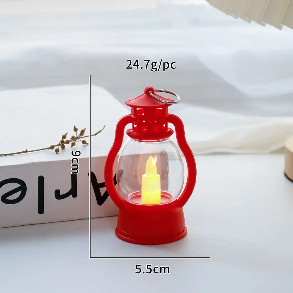 Retro LED Candlestick Hanging Lantern – Warm Ambient Night Light LED Decorative Lantern Nixie