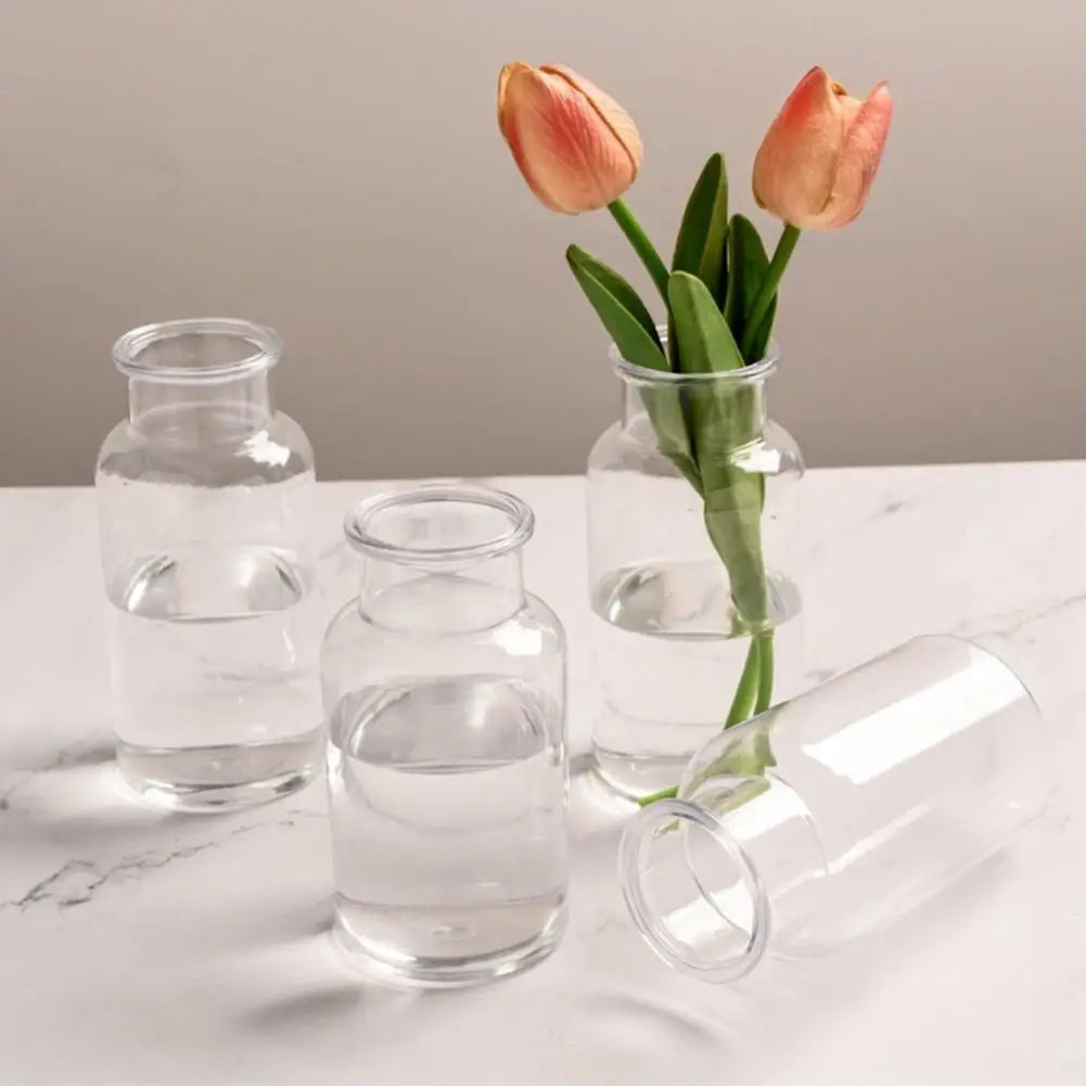 Mini Clear Bud Vases for Flowers – Wedding & Home Decor Decorative Bud Vase Nixie