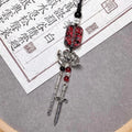 Beaded Rabbit Phone Charm Keychain Pendant Lanyard Phone Charm Keychain Nixie A1