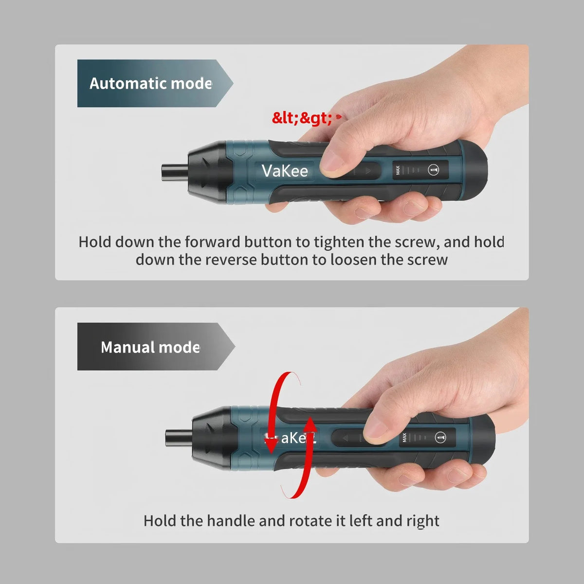 Nixie Cordless Screwdriver 3.6V 5N·m 1/4" Chuck 1300mAh Cordless Screwdriver Nixie