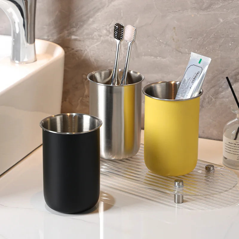 304 Stainless Steel Mouthwash Cup – Hotel Bathroom Wash Cup Bathroom Wash Cup Nixie
