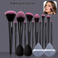 16-Piece Professional Makeup Brush Set – Soft Fluffy Brushes Makeup Brush Set Nixie black